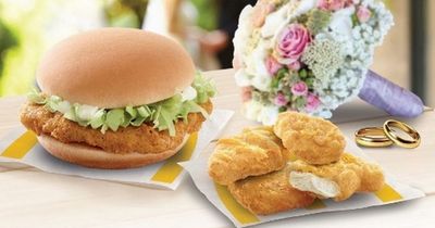 McDonald's makes historic change to menu by launching £185 wedding package