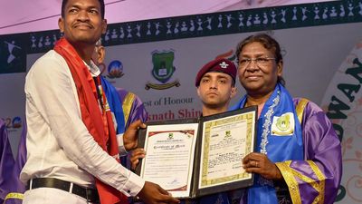 President Murmu stresses on importance of education for development of tribals, backward classes