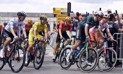 Tour de France: Hindley wins stage five as Vingegaard deals major blow to Pogacar – as it happened