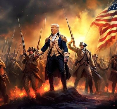 Trump mocked for bizarre July 4 AI image: ‘He’d sell us out faster than Benedict Arnold’