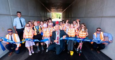 Ribbon is cut on Ayrshire's new £1.4m underpass and sensory garden to help promote sustainable travel