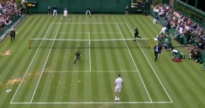 Intruders storm court at Wimbledon as raging spectators hurl abuse
