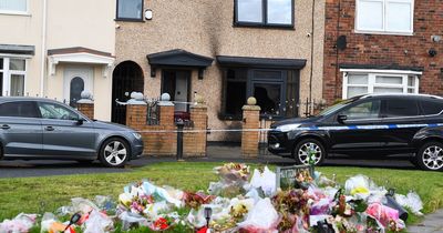 House where man found dead set on fire with children inside hours before funeral