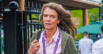 Wimbledon star Annabel Croft pictured for the first time since husband's death