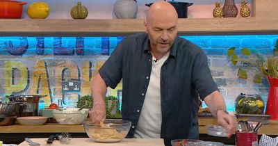 Brave Simon Rimmer returns to TV just days after pulling out of Sunday Brunch over dad's death