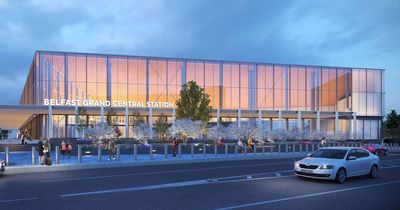 Belfast Grand Central Station marks 'major milestone' in construction progress