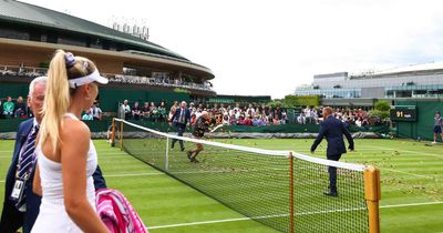 Second Wimbledon match halted as intruder runs onto court during match