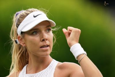 Katie Boulter maintains focus after protest to reach second round at Wimbledon
