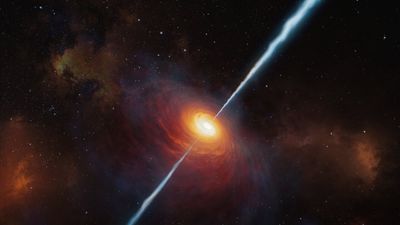 Time appeared to move 5 times more slowly in 1st billion years after Big Bang, quasar 'clocks' reveal