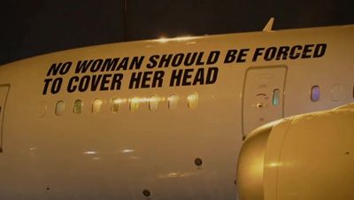 Brazil lands in Australia for Women’s World Cup in plane bearing tribute to Iran protesters