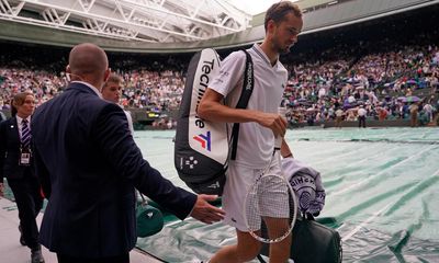 ‘It’s Wimbledon, it rains’: fatalism rather than frustration takes hold for players