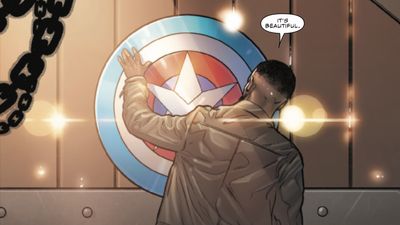 The origin of Sam Wilson's Captain America shield shows how important he is to the Marvel Universe