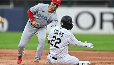 White Sox OF Oscar Colas’ first game back on bases far from perfect