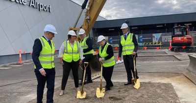 Albo breaks ground on $110m airport: promises 'thousands of jobs for the region'