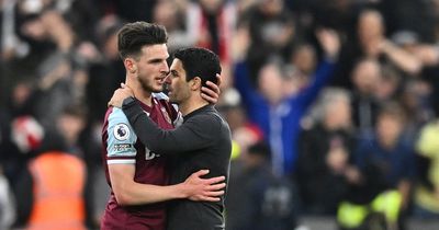 What Declan Rice has said about Mikel Arteta as 'buzzing' West Ham star set for Arsenal medical