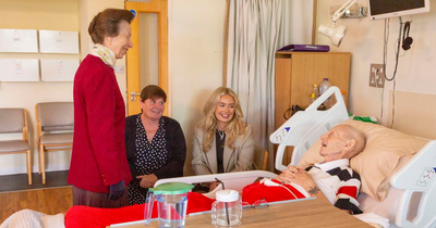Princess Anne gives Scots patient hilarious reply during visit to Strathcarron Hospice