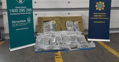 Drugs worth over €600,000 seized as two arrested in Dublin raid