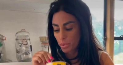 Katie Price concerns fans with diet video as she reveals she eats just 900 calories a day