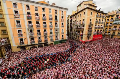 Thousands party in Spain's Pamplona city as firework blast begins San Fermin bull-running festival