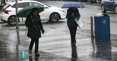 Weather warnings extended for four counties as rain batters parts of Ireland