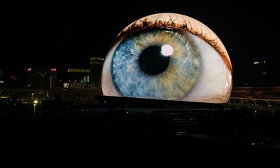 Las Vegas lights up with dome billed as world’s largest video screen