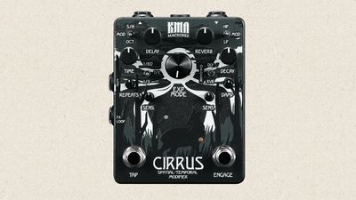 Get on this cloud: KMA Machines just gave its Cirrus reverb and delay pedal a limited edition, super-stealth makeover