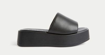 M&S shoppers praise 'comfortable' platform sandals they can 'walk for miles in'