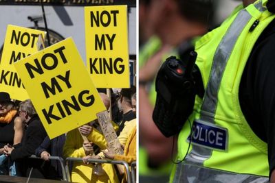 Two anti-monarchy protesters charged by police following King’s ‘mini coronation’
