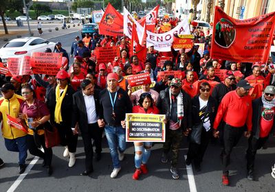 ‘People are dying’: South Africa workers protest economic woes