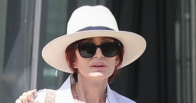 Sharon Osbourne shows off weight loss after sharing horror side effects of controversial jab