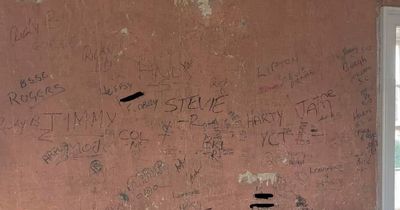 Edinburgh community centre discovers decades old writing on castle walls