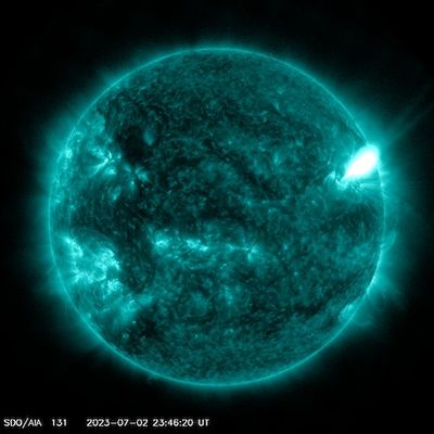 Look! NASA Captures Image of a Powerful Solar Flare