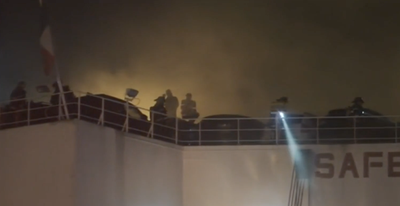 Two New Jersey firefighters die fighting blaze on ship in Port Newark