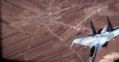 Russian fighter jets 'harass' US drones over Syria in dramaticnewly released video