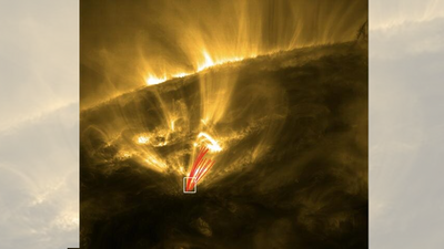 Dazzling 'shooting stars' discovered in the sun's atmosphere. What are they really?