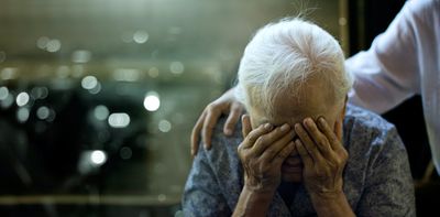 What is 'sundowning' and why does it happen to many people with dementia?