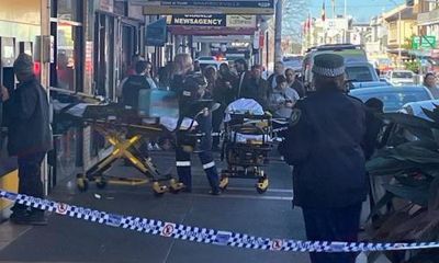 Marrickville shooting: two men shot at hairdresser in Sydney in ‘brazen’ daytime attack