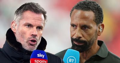 Jamie Carragher hits back at Rio Ferdinand as rivals clash in bitter Twitter war