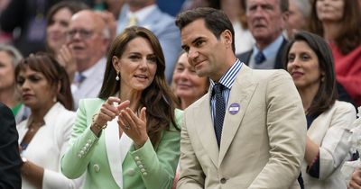 Kate Middleton suffers awkward Wimbledon gaffe as Roger Federer breaks royal protocol