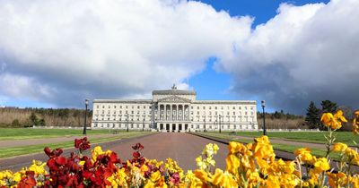 NI political party websites with the most and least views from Stormont officials
