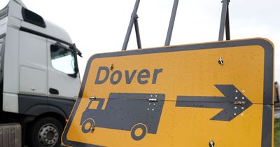 Travellers arriving in Dover for cross-Channel ferries facing long queues