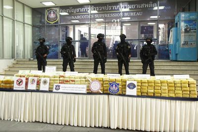 22m meth pills, 620kg ice seized; 17 arrested