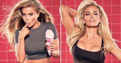 Carmen Electra and Jenny McCarthy wow fans as they model swimwear for Skims