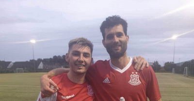 Watch Billy Gilmour make shock Glenafton appearance as Brighton star put through paces back home