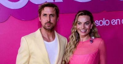 Margot Robbie pretty in pink as she's joined by Ryan Gosling at Barbie premiere in Mexico