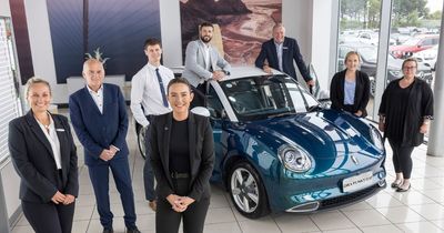International electric car brand opens first showroom in Wales
