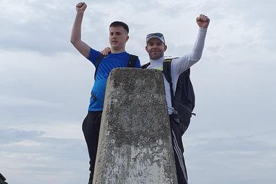 Blind teenager Kaiden on top of the world as he reaches Ben Nevis summit