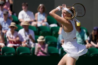 2-time Wimbledon champion Petra Kvitova advances to the 3rd round. Keys and Kostyuk also win