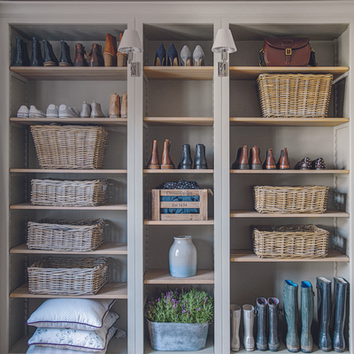 Boot room storage ideas to calm down the clutter
