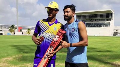 Watch: Mohammed Siraj gifts his bat and shoes to young cricketer in Barbados